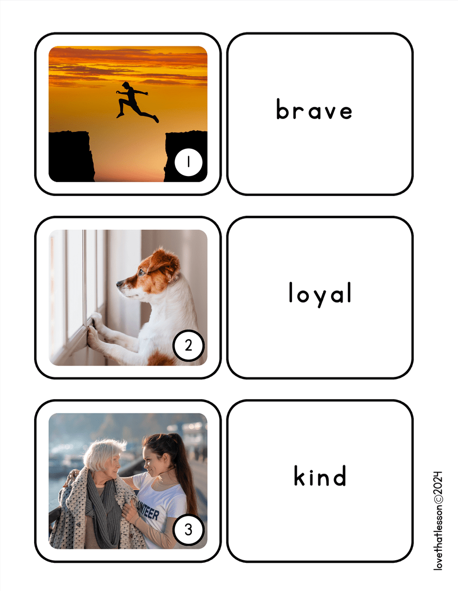 Peter Pan Character Traits Vocabulary Activities | 3rd Grade ESL & ELA | Multi - Sensory Learning - Love That Lesson Shop
