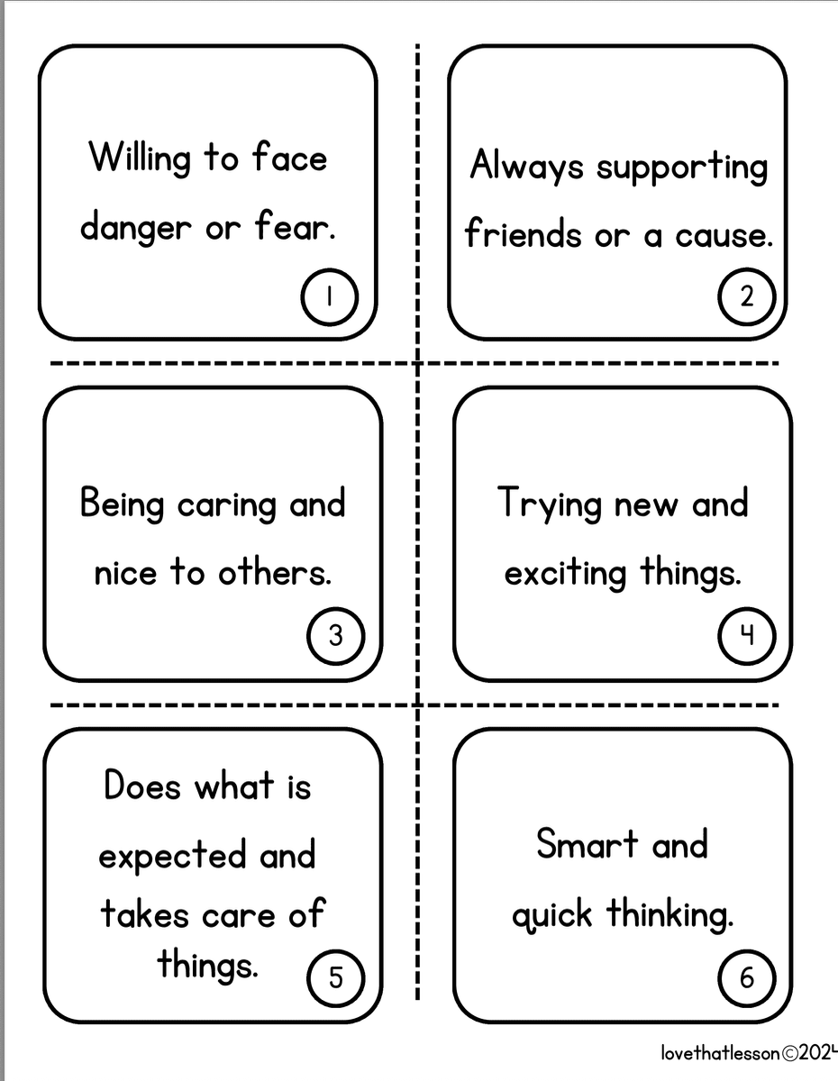 Peter Pan Character Traits Vocabulary Activities | 3rd Grade ESL & ELA | Multi - Sensory Learning - Love That Lesson Shop