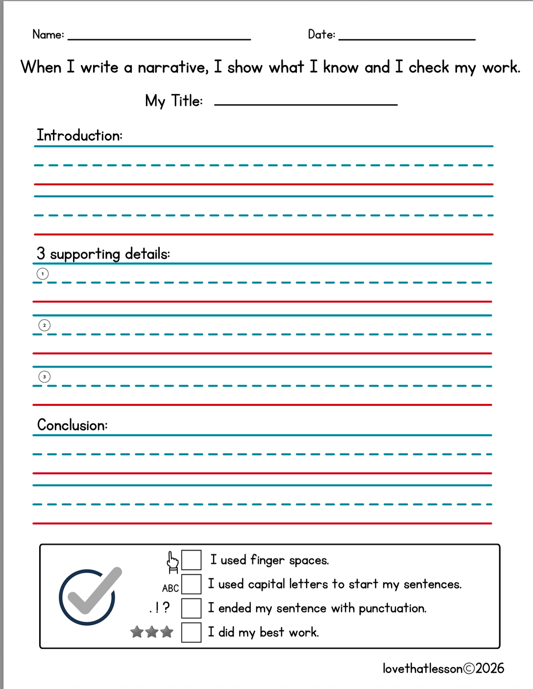 Writing Paragraph Frames: Opinion, Narrative & Expository with Brainstorming Web | Grades 2 - 5 - Love That Lesson Shop